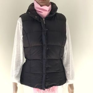 Brown Goose Down Puffer Vest Eddie Bauer